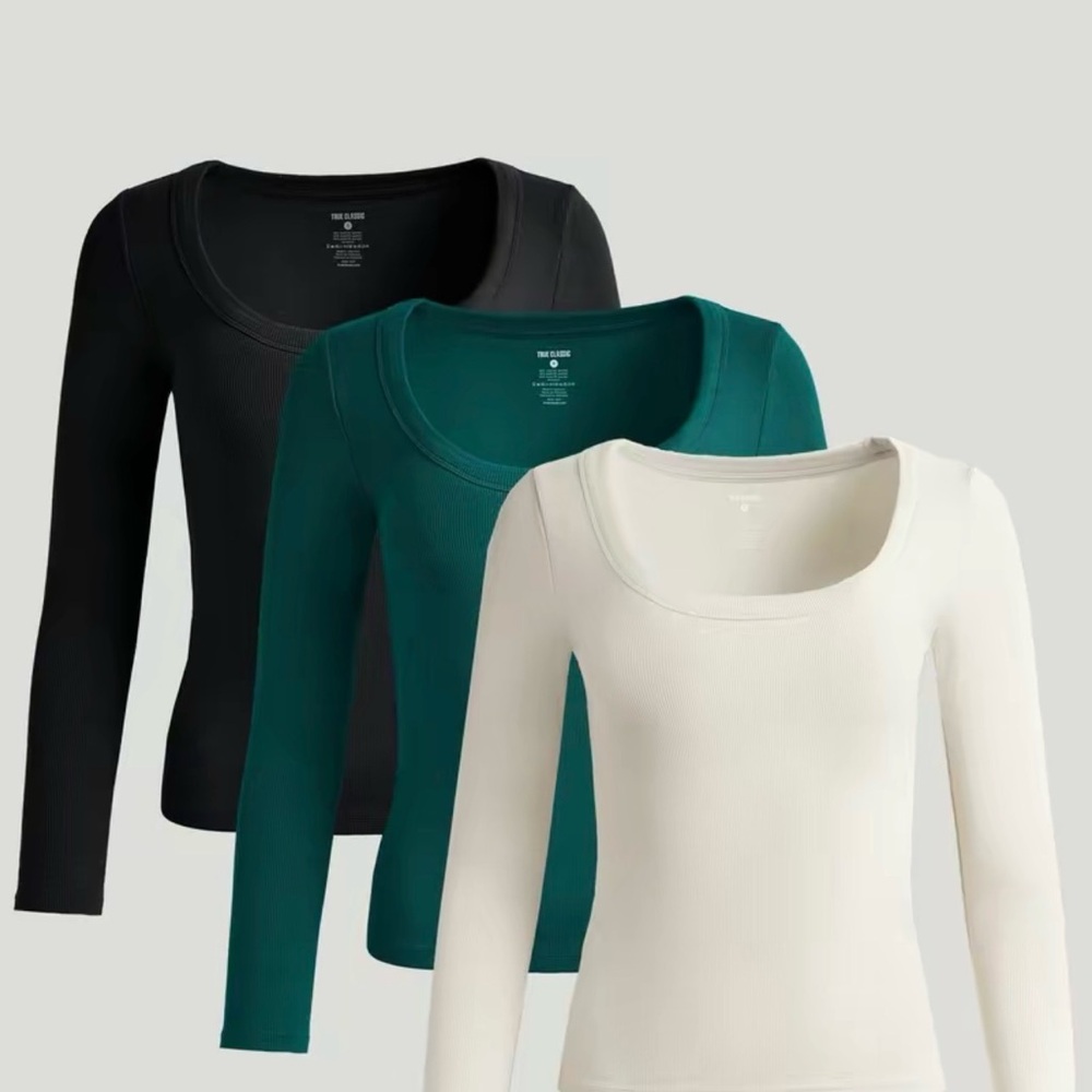 NWOT 3 PACK women’s scoop neck